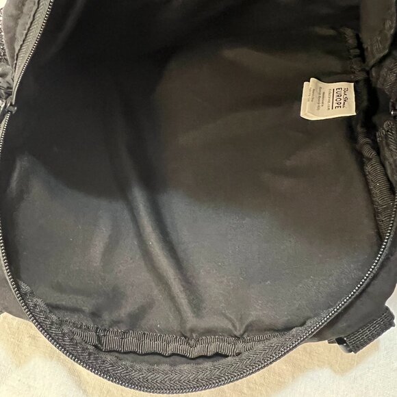 Rick Steves Europe Travel Bag Black Crossbody Shoulder Day Bag Organizer Nylon - Picture 3 of 9